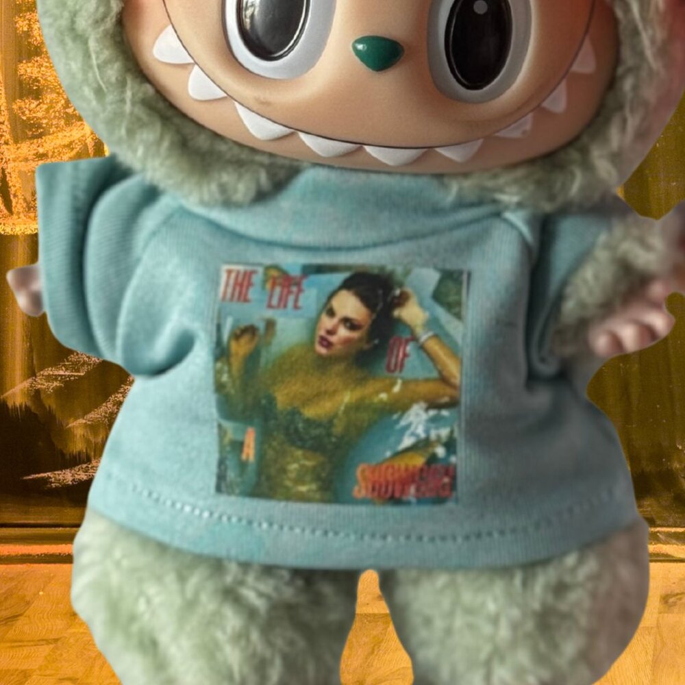 Labubu Tshirt (Labubu doll and showgirl headpiece not included).